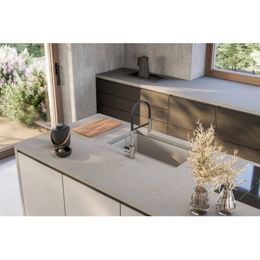 ALVEUS 1150058 - Kuhinjsko korito OMNI 75x45 cm granit/bela
