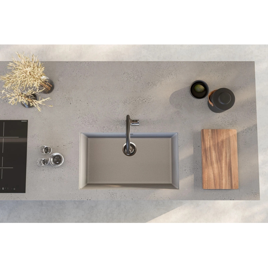 ALVEUS 1150058 - Kuhinjsko korito OMNI 75x45 cm granit/bela