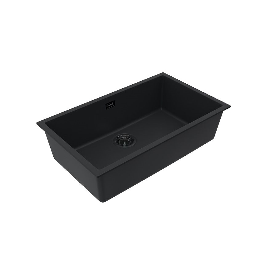 ALVEUS 1150064 - Kuhinjski pomivalnik OMNI 75x45 cm granit/črna