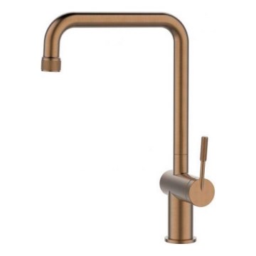 ALVEUS 1150763 - Pipa za umivalnik FLORA 34,8 cm nerjaveče jeklo/baker