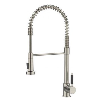 ALVEUS 1150886 - Pipa za umivalnik z gibljivo roko z razpršilcem URBAN 47,1 cm satin
