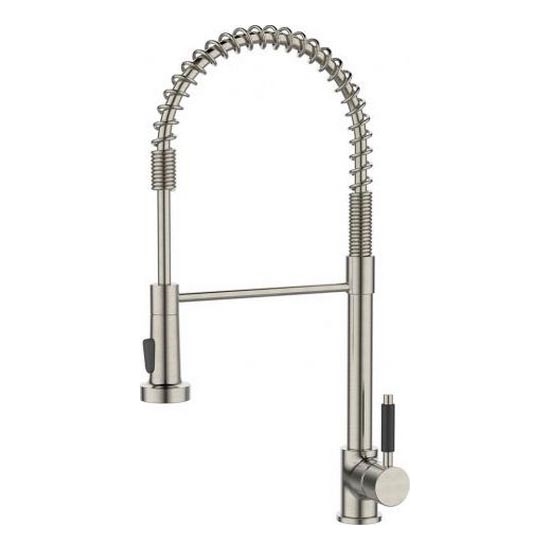 ALVEUS 1150886 - Pipa za umivalnik z gibljivo roko z razpršilcem URBAN 47,1 cm satin