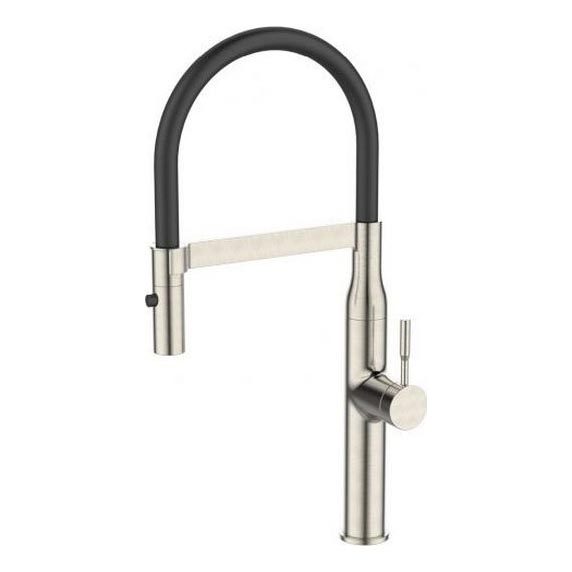 ALVEUS 1150892 - Pipa za umivalnik z gibljivo roko z razpršilcem MIRAGE 49,5 cm satin