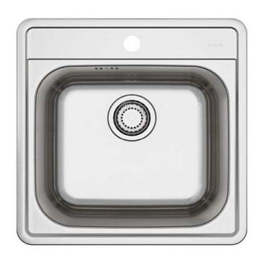 ALVEUS 1151258 - Kuhinjsko korito MORE 50x49 cm mat jeklo/saten