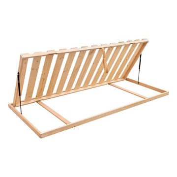 Ambiamo - Fiksno posteljno dno z letvicami in stranskim nagibom OSLO 200x90 cm