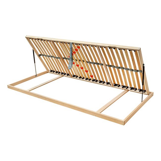 Ambiamo - Fleksibilno letveno posteljno dno s stranskim nagibom bata ODENSE 200x90 cm desno
