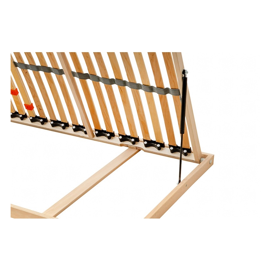 Ambiamo - Fleksibilno letveno posteljno dno s stranskim nagibom bata ODENSE 200x90 cm desno