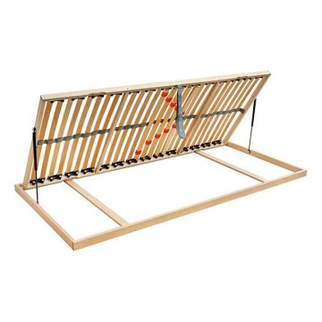 Ambiamo - Fleksibilno letveno posteljno dno s stranskim nagibom bata ODENSE 200x90 cm levo
