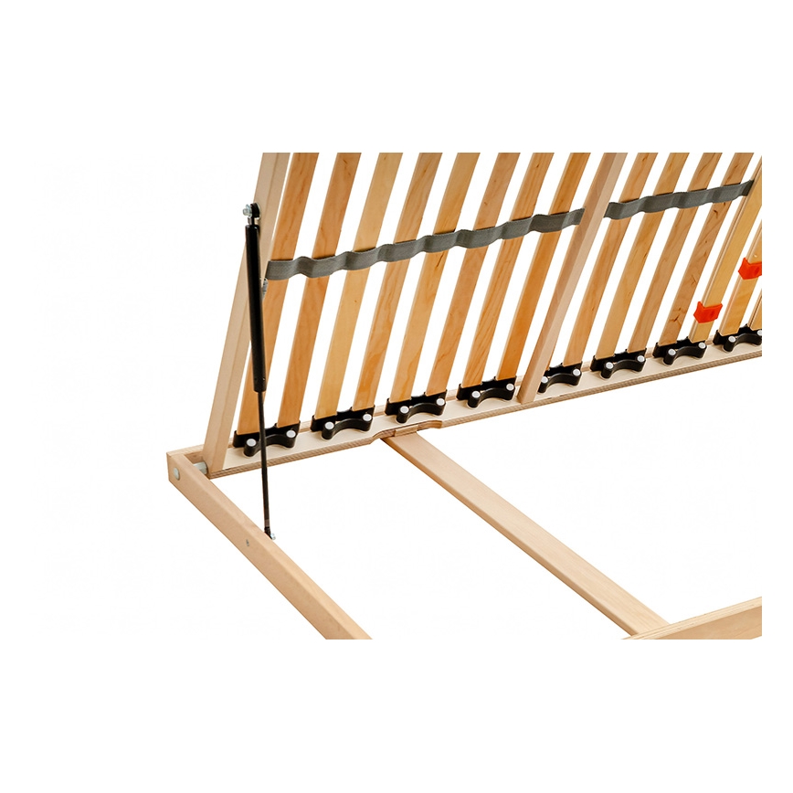 Ambiamo - Fleksibilno letveno posteljno dno s stranskim nagibom bata ODENSE 200x90 cm levo