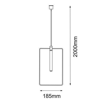 Amplex - Lestenec na vrvici 1xG9/10W/230V