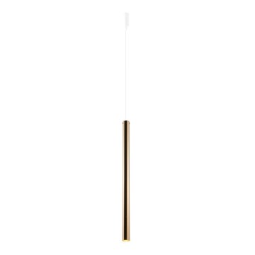 Amplex - Lestenec na vrvici 1xGU10-MR11/15W/230V bela/medenina