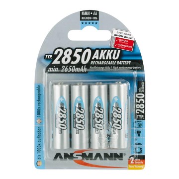 Ansmann 07522 Mignon AA - 4 kos polnilne baterije NiMH/1,2V/2850mAh