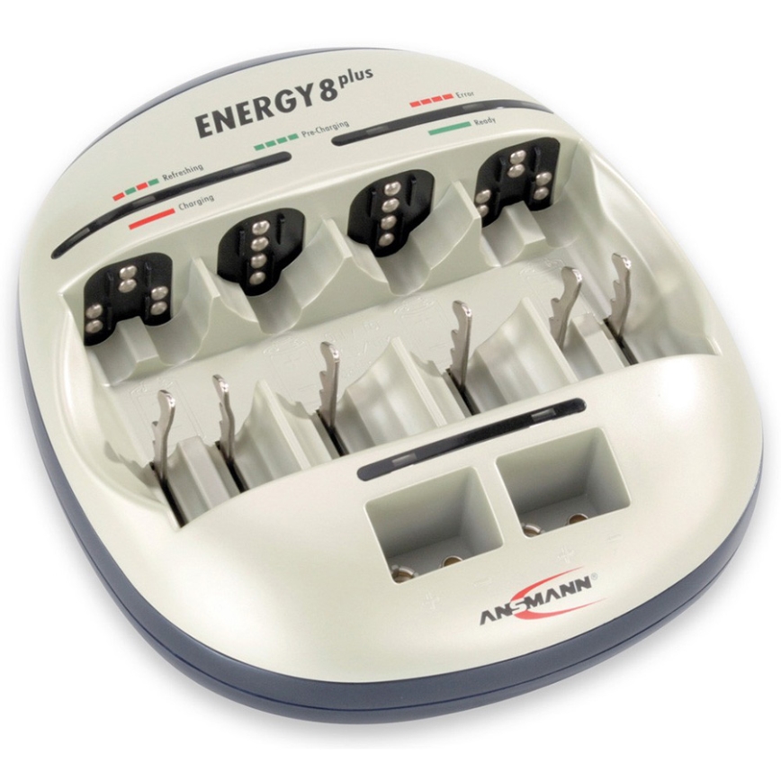 Ansmann 08576 Energy 8 Plus - polnilnik baterij