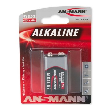 Ansmann 09987 6LR61 9V Block RED - alkalna baterija 9V