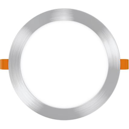 APLED - LED Kopalniška vgradna svetilka RONDO LED/18W/230V IP40 pr. 22,5 cm mat krom