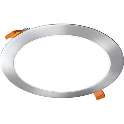 APLED - LED Kopalniška vgradna svetilka RONDO LED/18W/230V IP40 pr. 22,5 cm mat krom