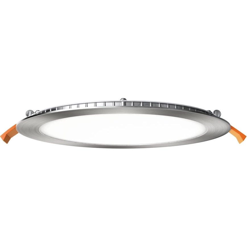 APLED - LED Kopalniška vgradna svetilka RONDO LED/18W/230V IP40 pr. 22,5 cm mat krom