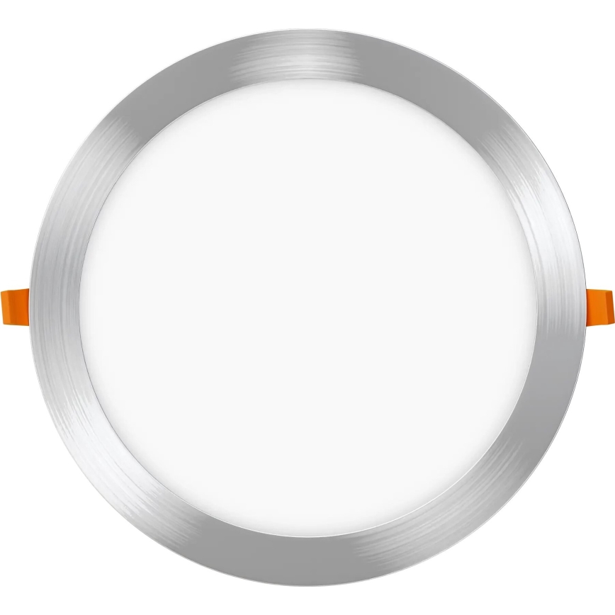 APLED - LED Kopalniška vgradna svetilka RONDO LED/24W/230V IP40 pr. 30 cm mat krom