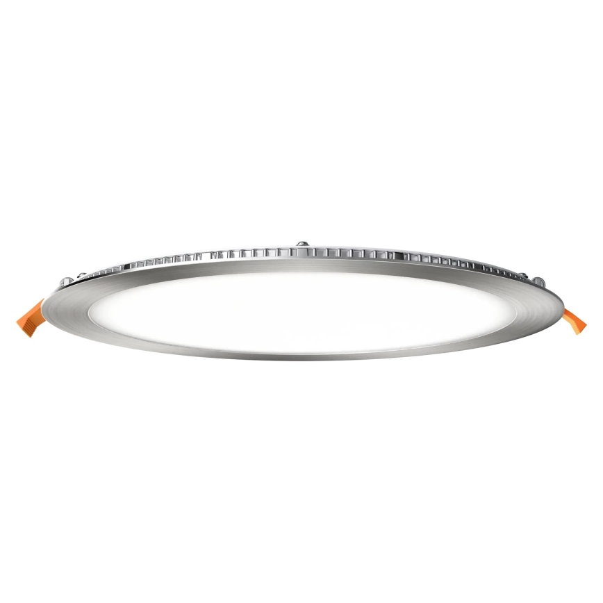 APLED - LED Kopalniška vgradna svetilka RONDO LED/24W/230V IP40 pr. 30 cm mat krom