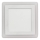 APLED - LED Kopalniška vgradna svetilka SQUARE DUO LED/4W + LED/12W/230V IP41 3000/4000K 19,5x19,5 cm bela