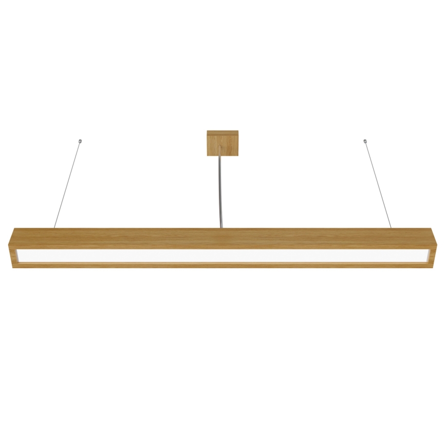 APLED - LED Lestenec na vrvici LOOK LED/36W/230V 4000K 120 cm hrast