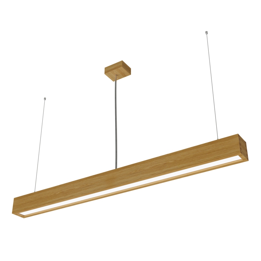 APLED - LED Lestenec na vrvici LOOK LED/36W/230V 4000K 120 cm hrast