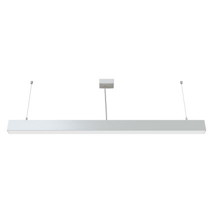 APLED - LED Lestenec na vrvici LOOK LED/46W/230V 4000K 120 cm srebrna