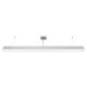 APLED - LED Lestenec na vrvici LOOK LED/46W/230V 4000K 120 cm srebrna