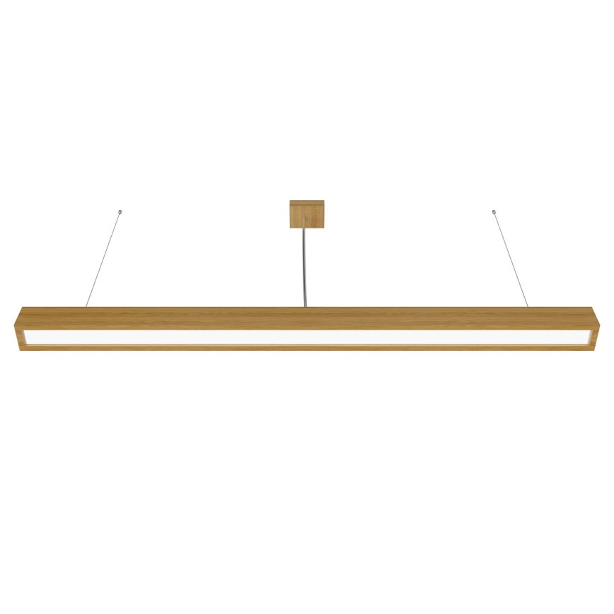 APLED - LED Lestenec na vrvici LOOK LED/48W/230V 4000K 150 cm hrast