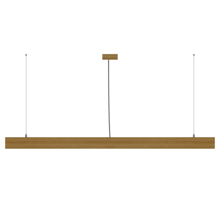 APLED - LED Lestenec na vrvici LOOK LED/48W/230V 4000K 150 cm hrast