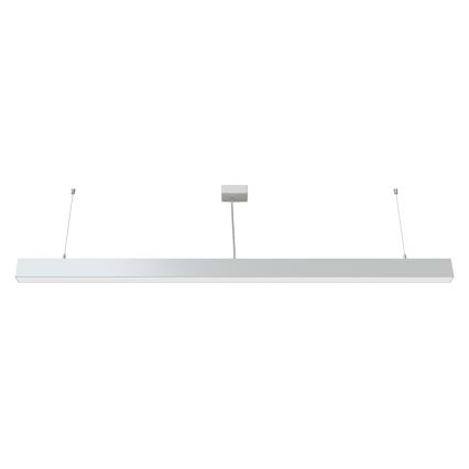 APLED - LED Lestenec na vrvici LOOK LED/58W/230V 4000K 150 cm srebrna