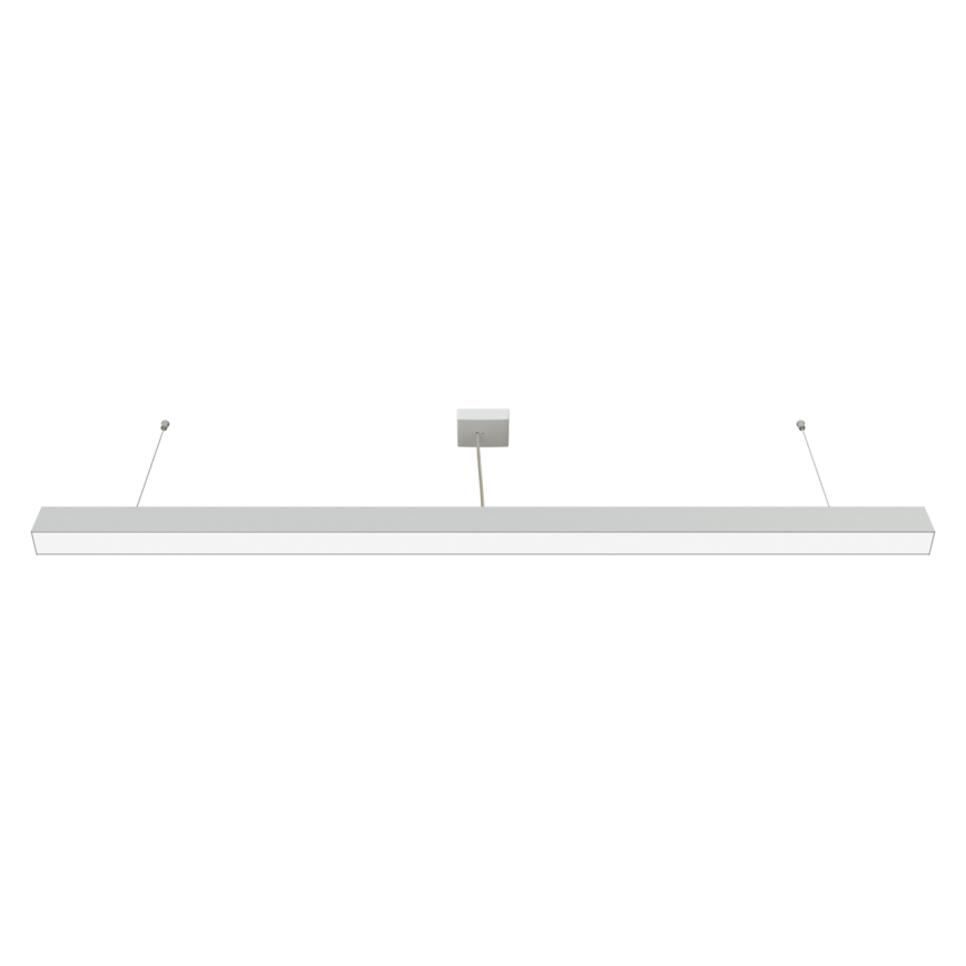APLED - LED Lestenec na vrvici LOOK LED/58W/230V 4000K 150 cm srebrna