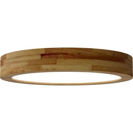 APLED - LED Stropna svetilka RONDO LED/36W/230V pr. 40 cm hrast