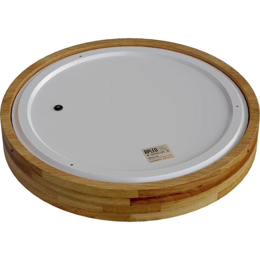APLED - LED Stropna svetilka RONDO LED/36W/230V pr. 40 cm hrast