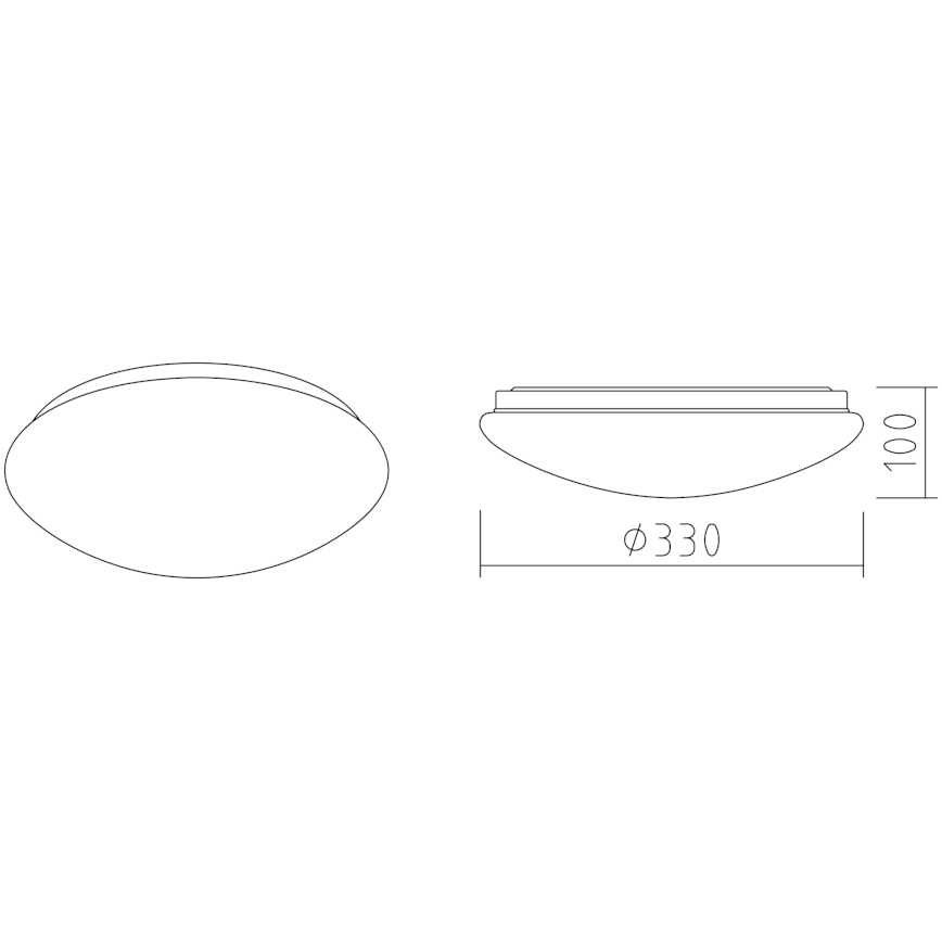 APLED - LED Stropna svetilka s senzorjem LENS P TRICOLOR LED/18W/230V IP44 2700 - 6500K 1210lm