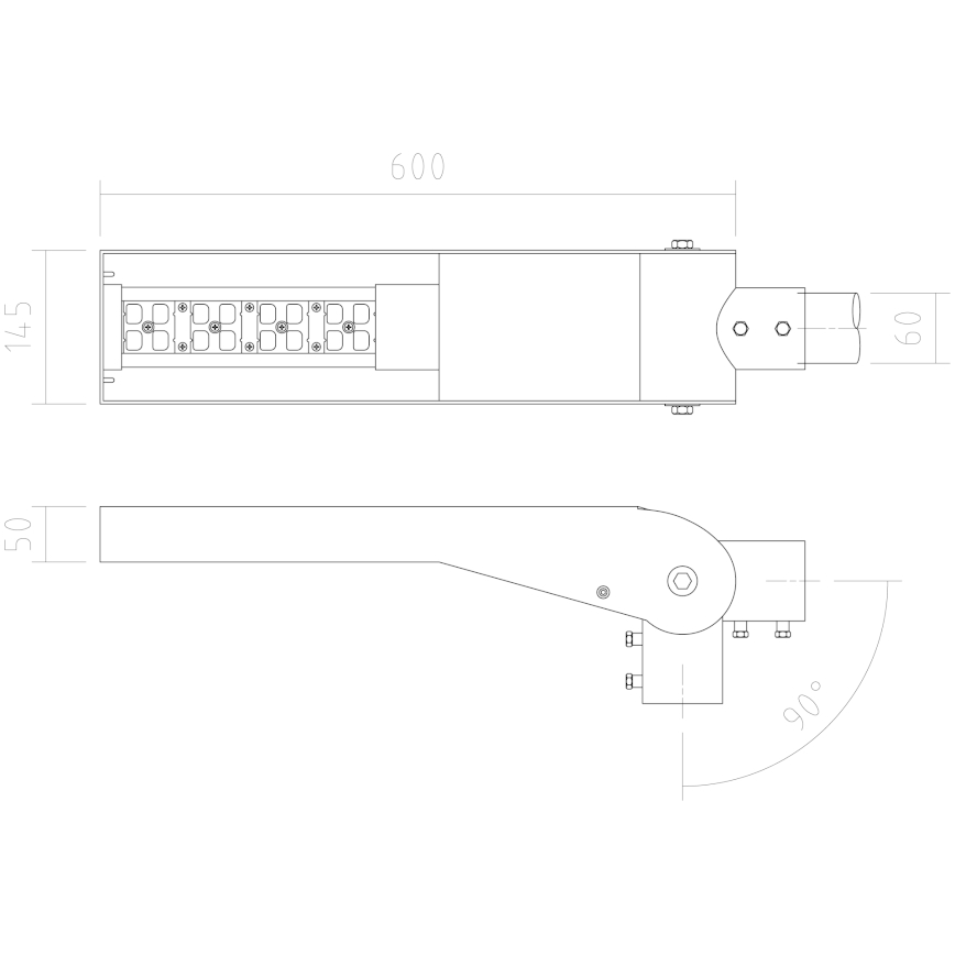 APLED - LED Ulična svetilka FLEXIBO PREMIUM LED/29W/90-265V IP65 2700K