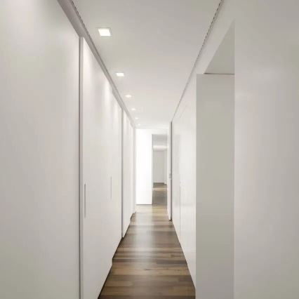 APLED - LED Vgradna svetilka SQUARE SLIM LED/8W/230V 9x9 cm bela