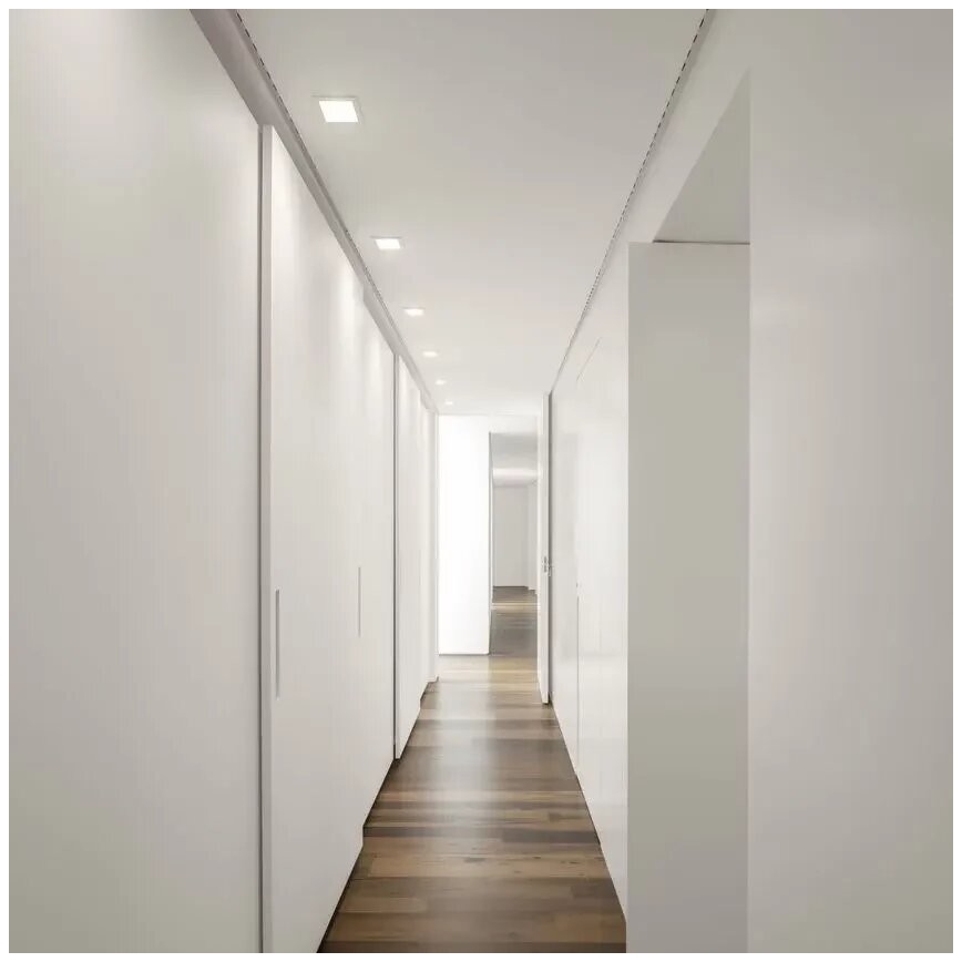 APLED - LED Vgradna svetilka SQUARE SLIM LED/8W/230V 9x9 cm bela