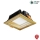 APLED - LED Vgradna svetilka SQUARE WOODLINE LED/3W/230V 3000K 9x9 cm pepel trden les