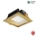 APLED - LED Vgradna svetilka SQUARE WOODLINE LED/3W/230V 4000K 9x9 cm pepel trden les