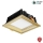 APLED - LED Vgradna svetilka SQUARE WOODLINE LED/6W/230V 4000K 12x12 cm bor trden les