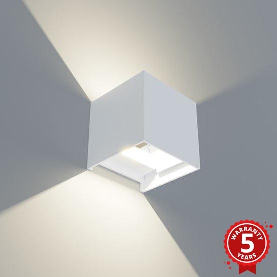 APLED - LED Zunanja stenska svetilka CUBE 2xLED/3W/230V IP65