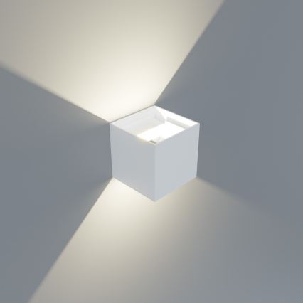 APLED - LED Zunanja stenska svetilka CUBE 2xLED/3W/230V IP65