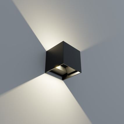 APLED - LED Zunanja stenska svetilka CUBE 2xLED/3W/230V IP65