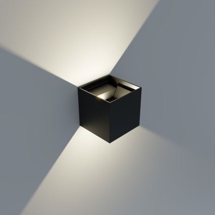 APLED - LED Zunanja stenska svetilka CUBE 2xLED/3W/230V IP65