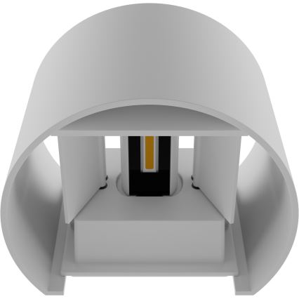 APLED - LED Zunanja stenska svetilka OVAL 2xLED/3W/230V IP65