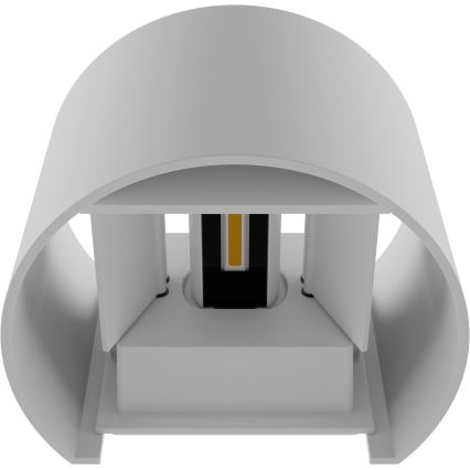 APLED - LED Zunanja stenska svetilka OVAL 2xLED/3W/230V IP65