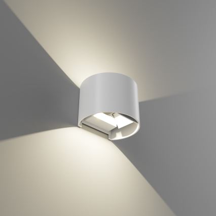 APLED - LED Zunanja stenska svetilka OVAL 2xLED/3W/230V IP65