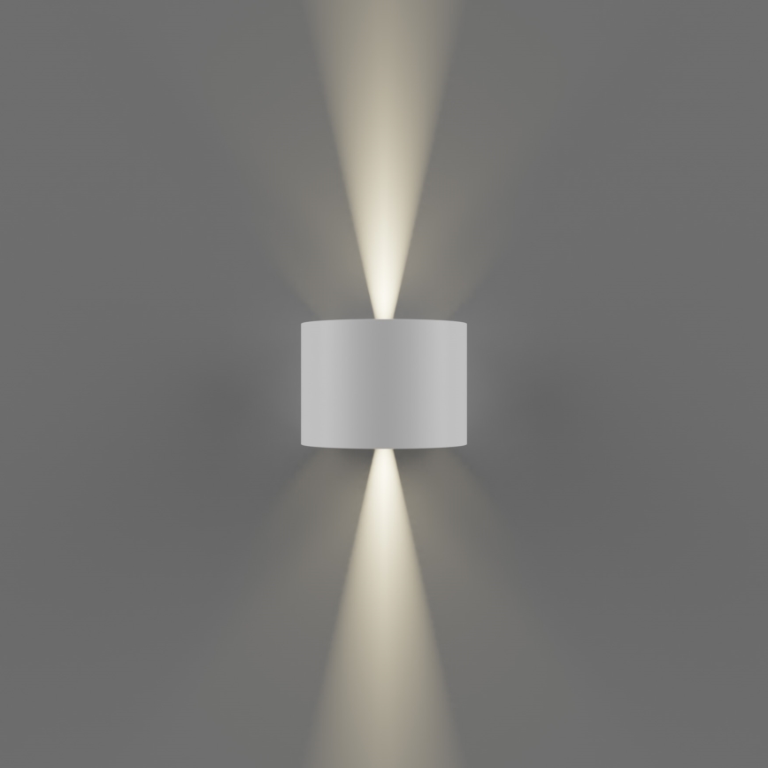 APLED - LED Zunanja stenska svetilka OVAL 2xLED/3W/230V IP65