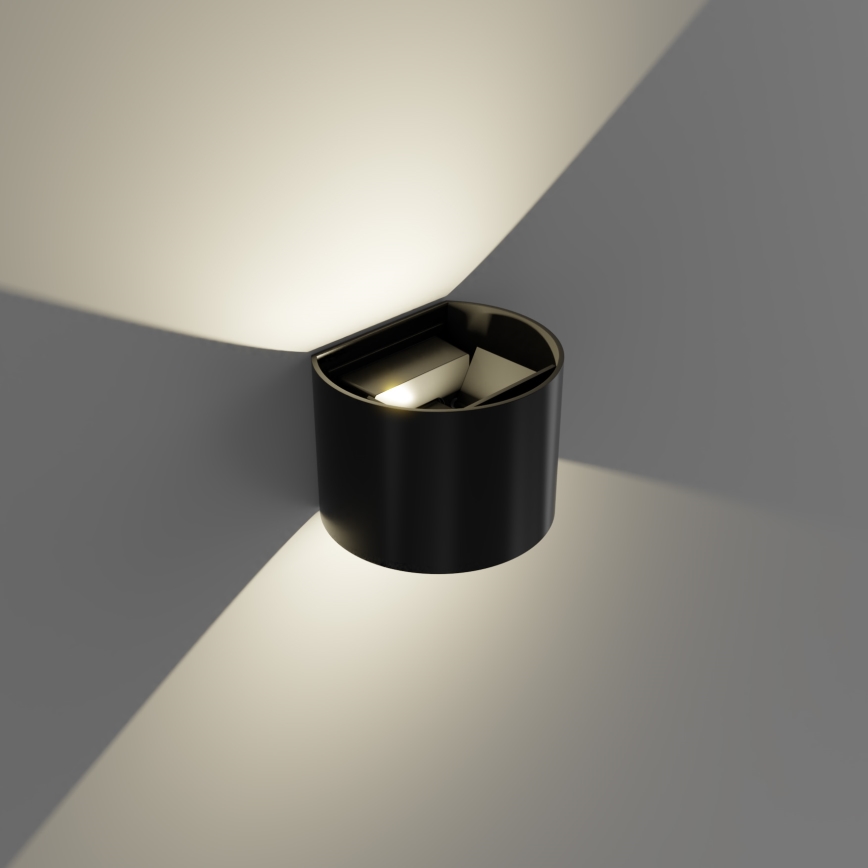 APLED - LED Zunanja stenska svetilka OVAL 2xLED/3W/230V IP65